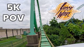 Shockwave Front Row POV [5K] | Six Flags Over Texas 2024 Net Worth