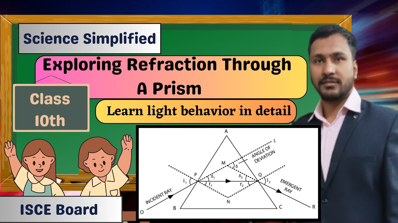 Exploring Refraction through a Prism | Class 10th | CBSE & ISCE || Simplified Optics