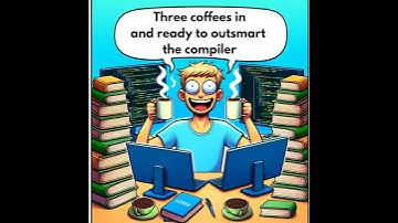 Three coffees down and our coder is ready to outsmart the compiler!  😂☕ #DevOps #DevOpsMemes