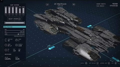 Starfield - The UC Manticore Ship Interior