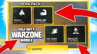 BEST PERKS FOR WARZONE MOBILE BATTLE ROYALE!