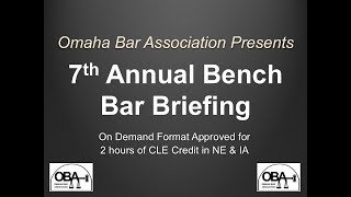2025 OBA Bench Bar Briefing (2 hr CLE)