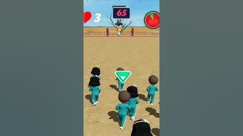 squid game run challenge video || squid game #squidgame #youtubeshorts #shorts #gaming #viral