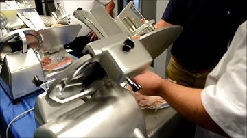 Univex 8713S Premium Meat Slicer demo