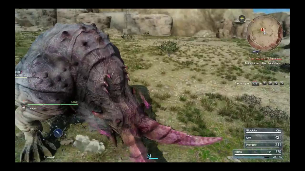 Blood Horn Takedown | Final Fantasy XV GamePlay