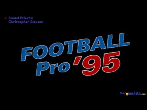 Front Page Sports: Football Pro u002795 gameplay (PC Game, 1995)