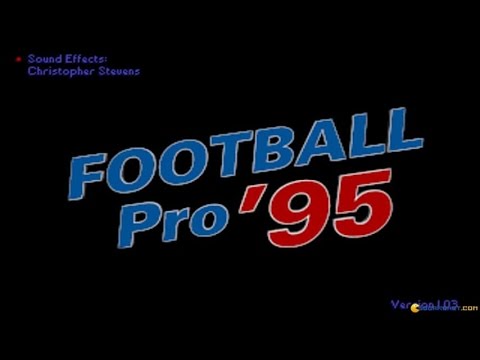 Front Page Sports: Football Pro '95 gameplay (PC Game, 1995)