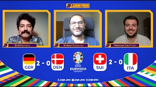 #EURO2024 Son 16 Turu: Almanya 2-0 Danimarka, İsviçre 2-0 İtalya | Çeyrek Finale Yükselen Takımlar