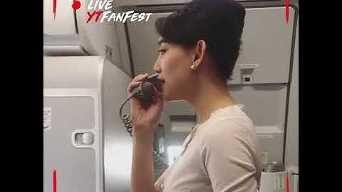 #viral. Pramugari batik air ini membaca annoumcement dengan suara manjah ala syahrini