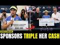 ALEX EALA RETURNS $500,000 PRIZE MONEY TO TOURNAMENT CHARITY — SPONSORS TRIPLE HER NEXT DEAL!