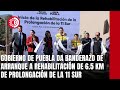 Gobierno de Puebla da banderazo de arranque a rehabilitación de 6.5 km de Prolongación de la 11 Sur