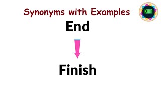 Synonyms of End | English synonyms words | End sentence in english | English synonyms