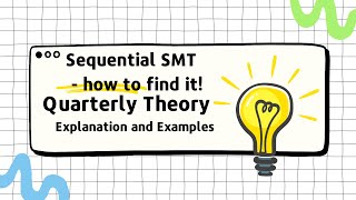 Sequential SMT - How to find it! - Quarterly Theory