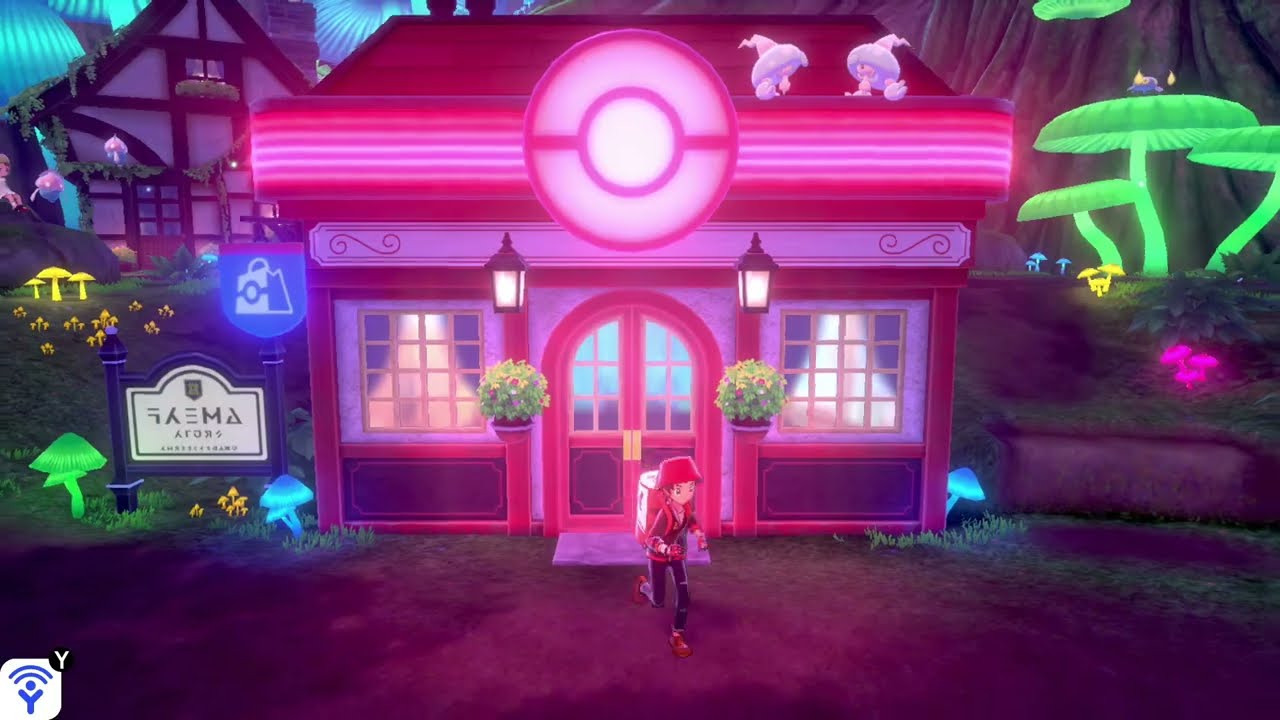 Pokemon Sword (NS) Part 59 - Exploring the Town of Ballonlea