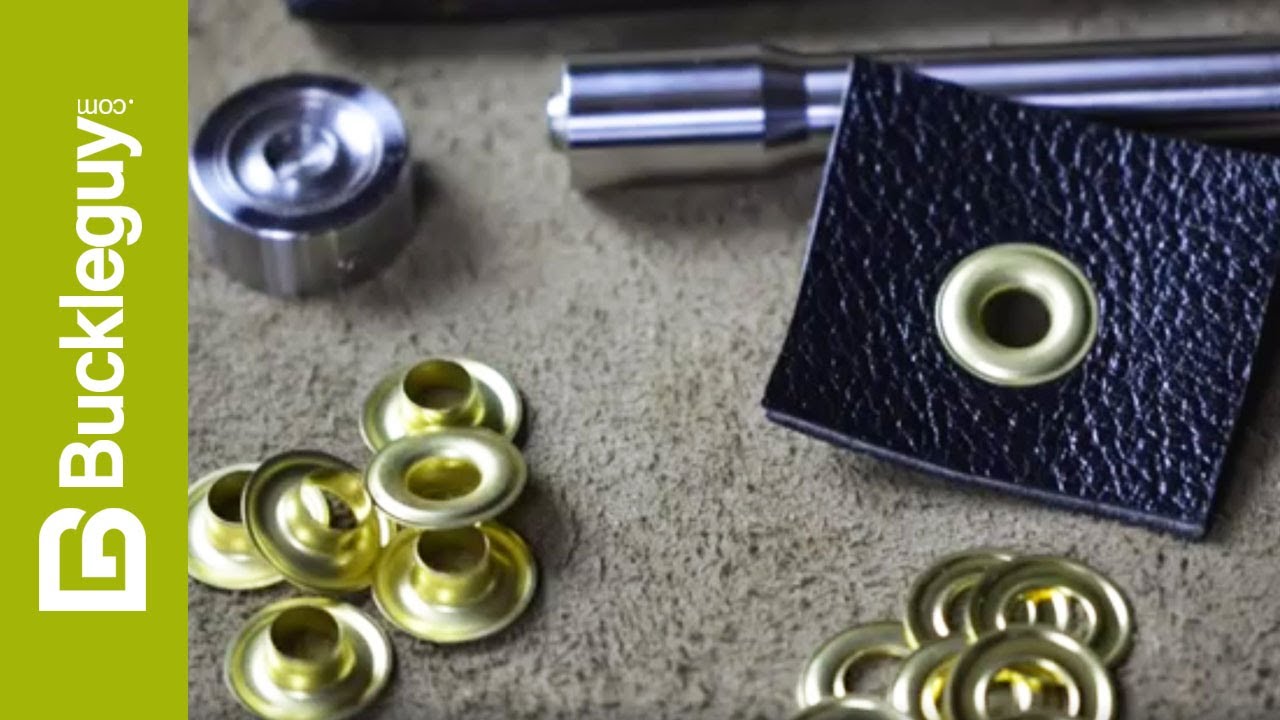 How to Set Copper Rivets in Leather 