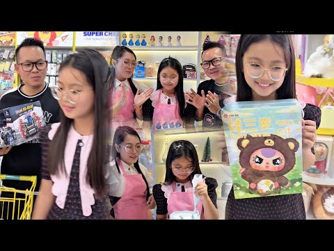 អ៊ែលលីសទិញកាដូ9មុខ​ និងធ្វេីនំខេកខ្លួនឯង