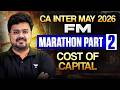 Cost of Capital Revision Marathon | Concept + Questions | CA Inter FM l CA Aditya Sharma | ICAI