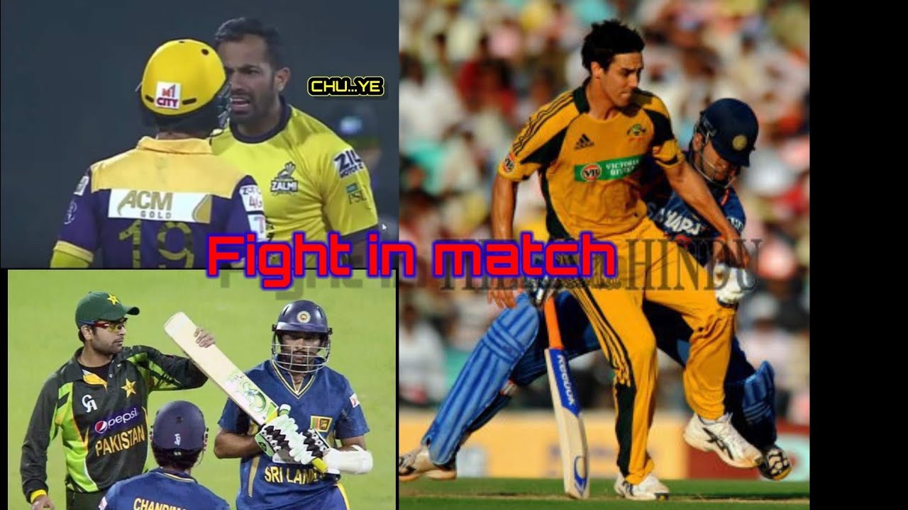 high voltage fight in cricket | #cricket #view #virel - YouTube