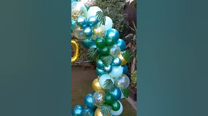 jungle theme | Wild One | wild balloon decoration idea | Order now 03369909490