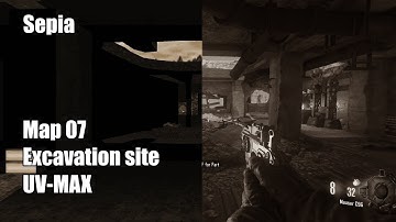 Doom II — Sepia — Map 07 (Excavation site) UV-MAX in 3:37 (With Commentary)