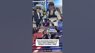 Real-time Robot Control via Exoskeleton Suit #ai #emergingtechnology #techlover #robot  #exoskeleton