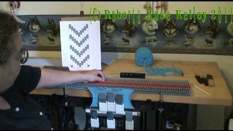 Slip Stitch on the Bond Knitting Machine