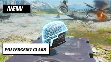 *NEW* POLTERGEIST CLASS GAMEPLAY IN COD MOBILE BATTLE ROYALE | SOLO VS SQUAD NEW INVISIBLE CLASS