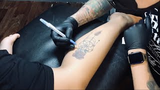 Retouch tattoo cover up