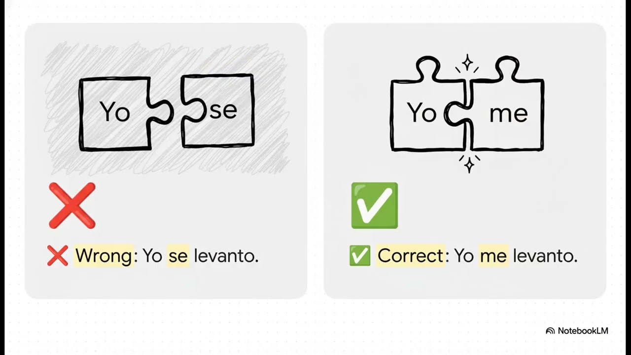 🇪🇸🪞Learn Spanish Lesson 12.2 - Spanish Reflexive Pronouns and Daily Routine Essentials