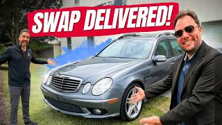 DELIVERY DAY! @NickRoshon Comes to Collect his Manual E55 AMG Wagon