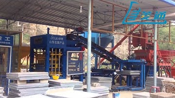 Lingtong QT8-15 brick making machine production line