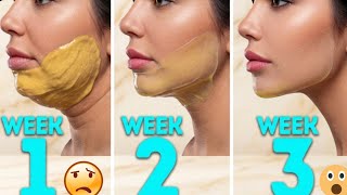 Get a Slim &amp; sharp Jawline Naturally!Face FAT LOSE And Face Yoga Guide 🥳!Face Fat कम करने का 6 योगा!