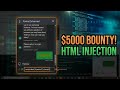 HTML Injection in Live Chat | I Got $5000 Bug Bounty