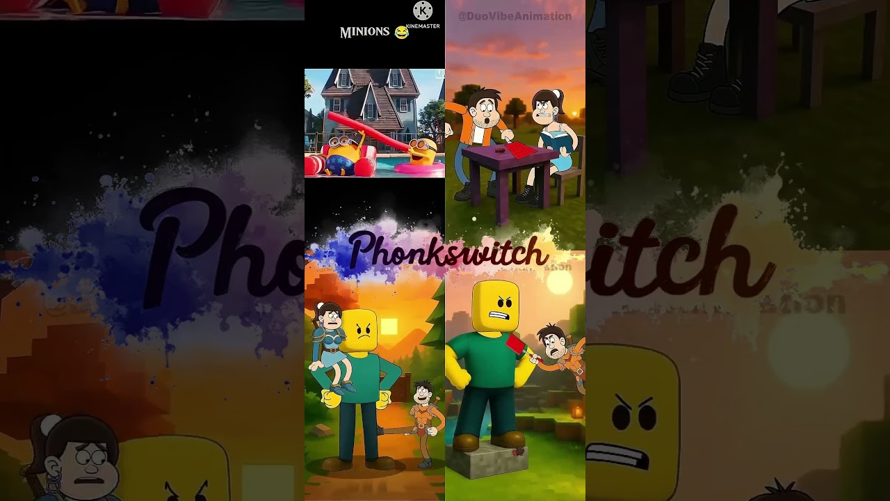 original and minions #minecraft #collage #minions #animation #meme