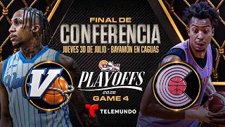 Vaqueros de Bayamón vs. Criollos de Caguas - Juego #4 - Final de Conferencia - BSN2026