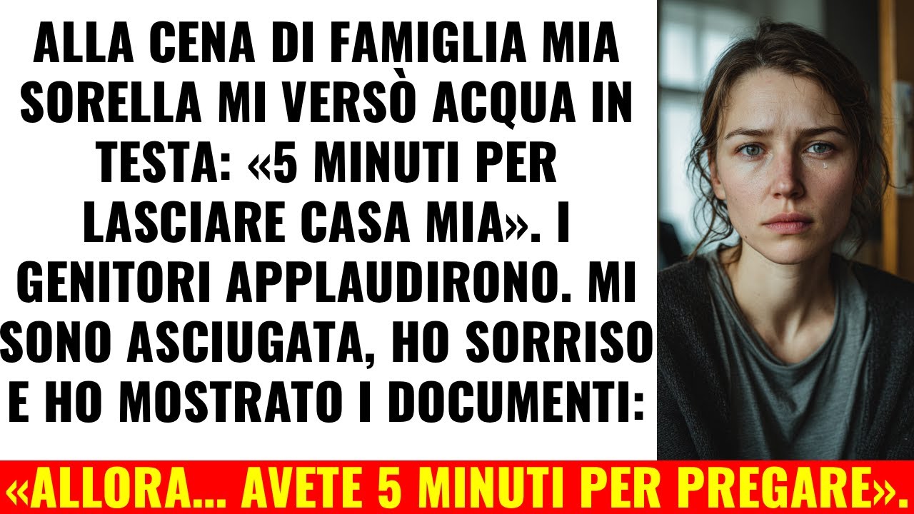 Sorella Mi Ha Bagnata E Cacciata. Ho Mostrato I Documenti — In 5 Minuti È Cambiato Tutto