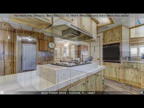6510 Tower Drive, Hudson, FL home video tour