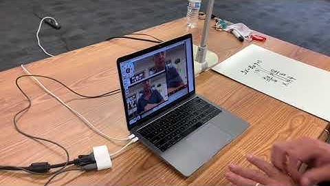 How to setup a document camera by connecting it to your PC o
