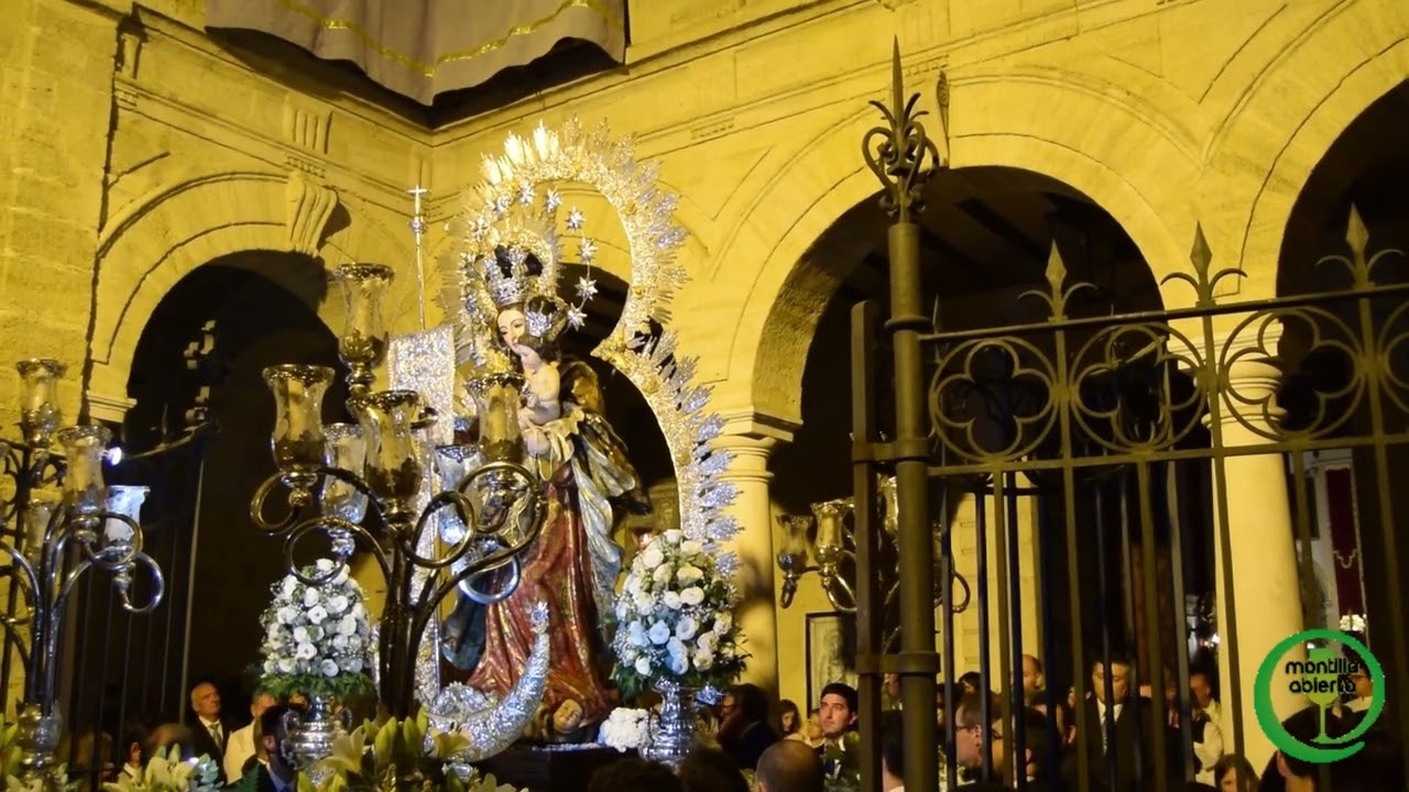 Virgen de la Aurora, canto de su copla con saxo