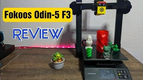 3D Printer Review / FOKOOS Odin-5 F3 / Foldable Printer!!