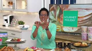 Liberty Orchards (60)Pc Fruit & Nut Confection Gift Box on QVC screenshot 1