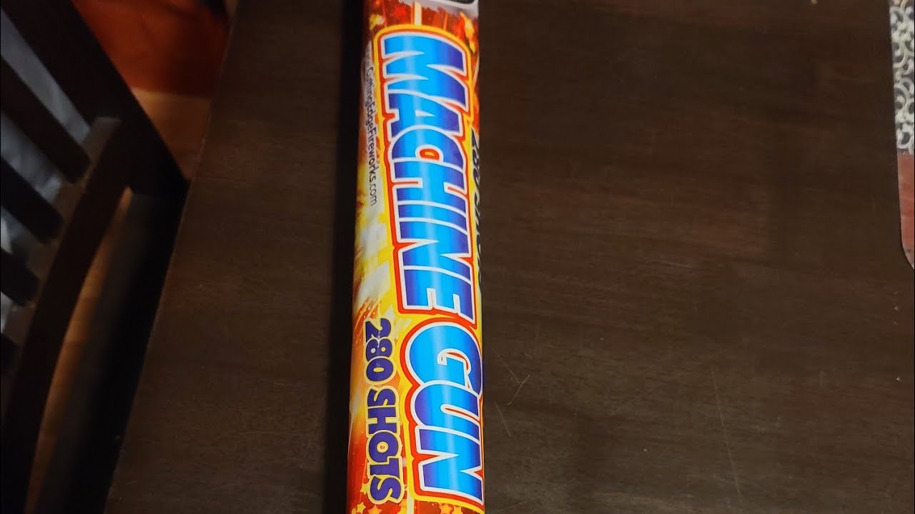 Machine gun roman candle firework YouTube