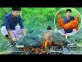 COOKING WHOLE LAMB IN MUD | Full Goat In Mud Recipe | Primitive Technology Village Food