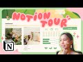 MY NOTION TOUR 🍒 how I organize my work and life (free templates!)