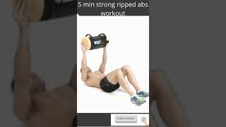 5 min strong ripped abs workout#intense six pack abs workout#short#pinterest#shortvideo