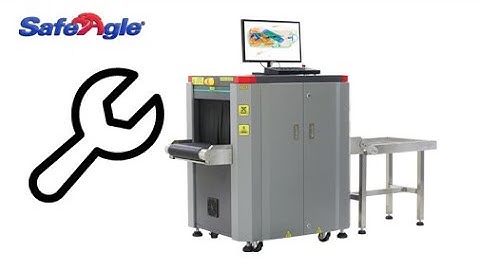 Safeagle X-ray Baggage Scanner change Motorized Roller & adjust Conveyor Belt