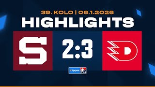Highlights | HC Sparta Praha vs. HC Dynamo Pardubice 2:3 | 06.01.2026