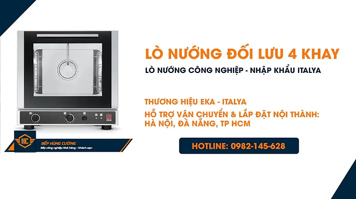 Lò Nướng Bánh Đối Lưu 4 Khay Nhập Khẩu Italya - EKF-423UD - Có Phun Ẩm - Bếp Hùng Cường