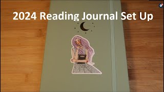 2024 Reading Journal Set Up | My first bullet journal