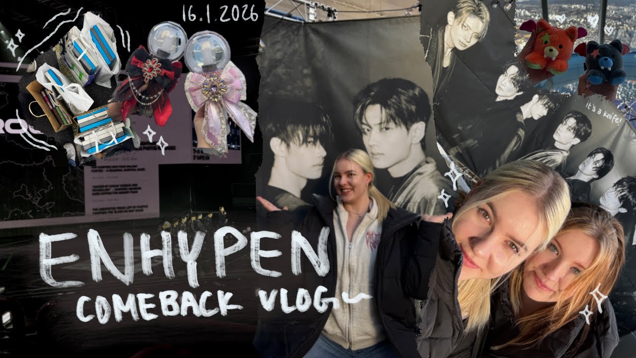 Enhypen comeback vlog~ Comeback showcase, MV reaction & luckydraws!